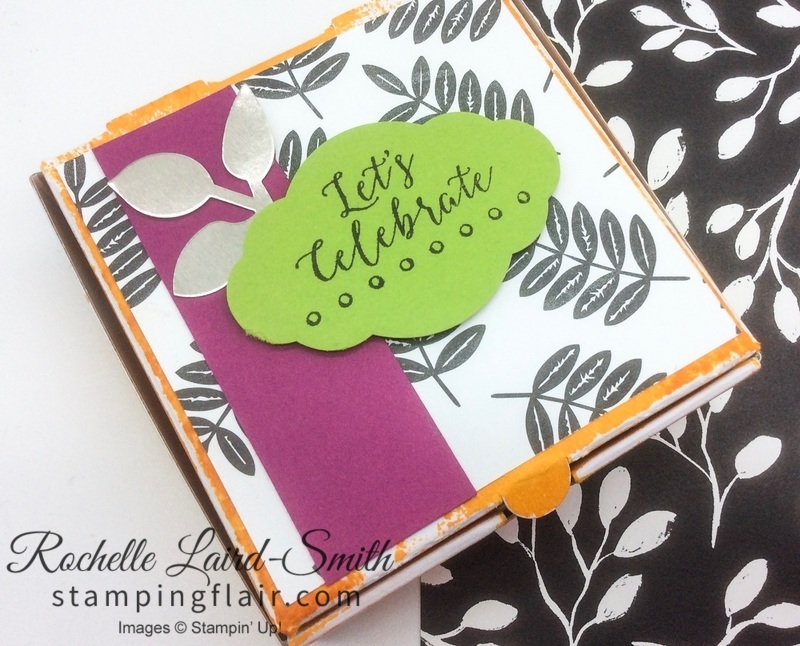 Stampin’ Up, SU, Stamping Flair, Rochelle Laird-Smith, Mini Pizza Box, Step-it-Up Sunday Stampin’ Up, SU, Stamping Flair, Rochelle Laird-Smith, Mini Pizza Box, Step-it-Up Sunday