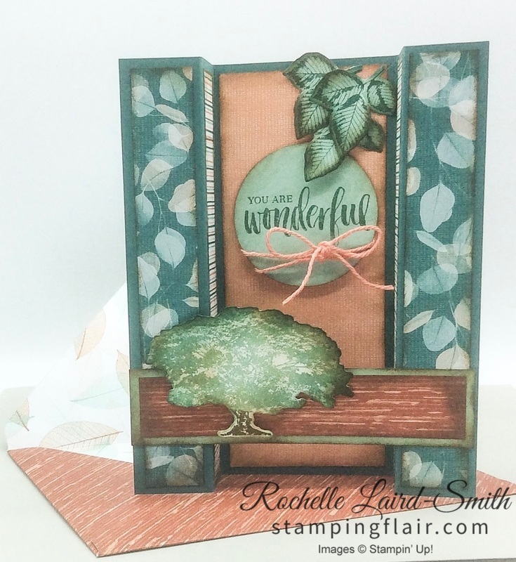 Stampin’ Up, SU, Stamping Flair, Rochelle Laird-Smith, Bridge Fold, Fancy Fold, Fun Fold, Nature’s Poem Stampin’ Up, SU, Stamping Flair, Rochelle Laird-Smith, Bridge Fold, Fancy Fold, Fun Fold, Nature’s Poem