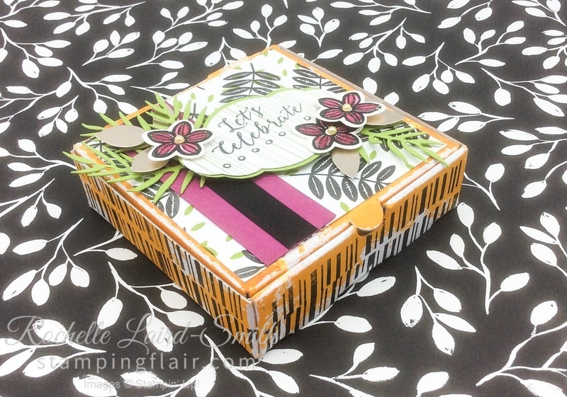 Stampin’ Up, SU, Stamping Flair, Rochelle Laird-Smith, Mini Pizza Box, Step-it-Up Sunday Stampin’ Up, SU, Stamping Flair, Rochelle Laird-Smith, Mini Pizza Box, Step-it-Up Sunday
