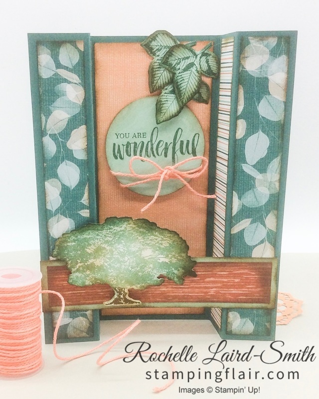 Stampin’ Up, SU, Stamping Flair, Rochelle Laird-Smith, Bridge Fold, Fancy Fold, Fun Fold, Nature’s Poem Stampin’ Up, SU, Stamping Flair, Rochelle Laird-Smith, Bridge Fold, Fancy Fold, Fun Fold, Nature’s Poem
