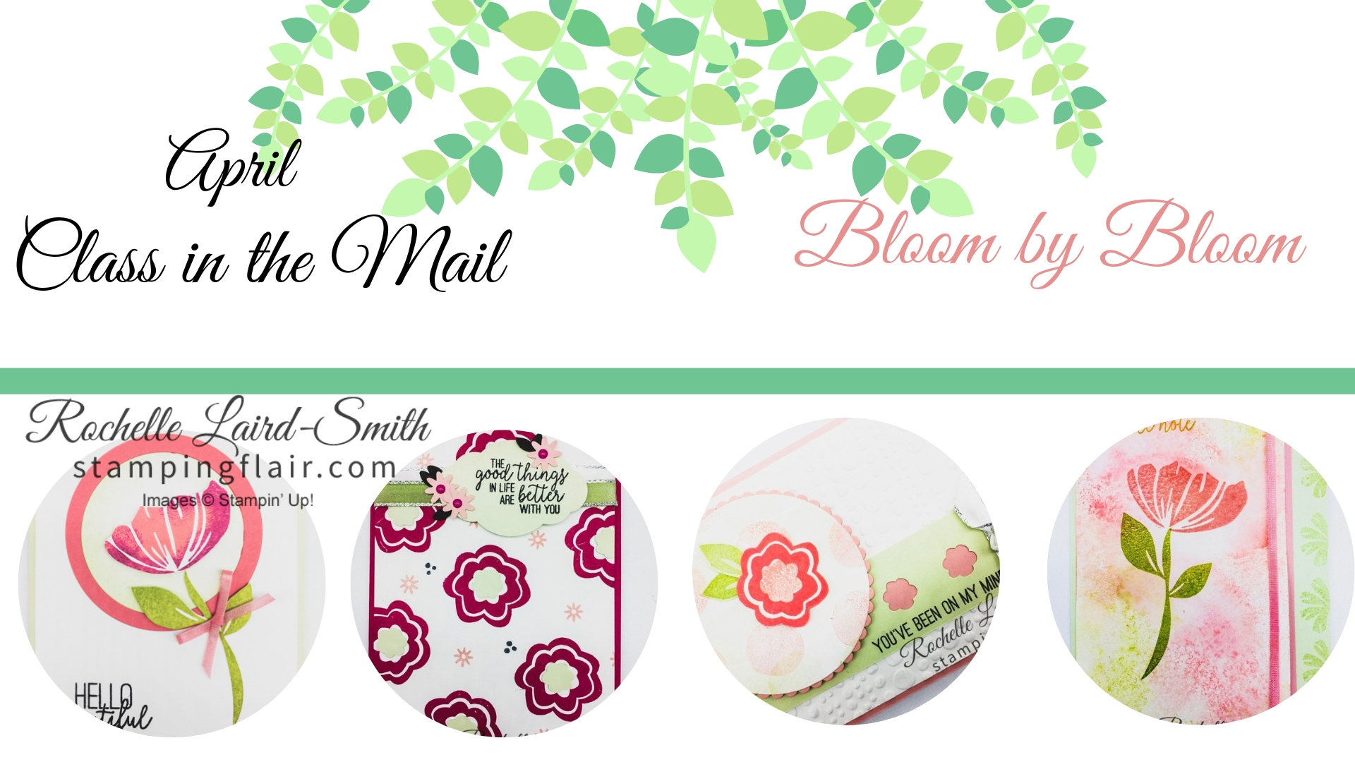 April Class in the Mail, Stampin Up, Stamping Flair, Rochelle Laird-Smith