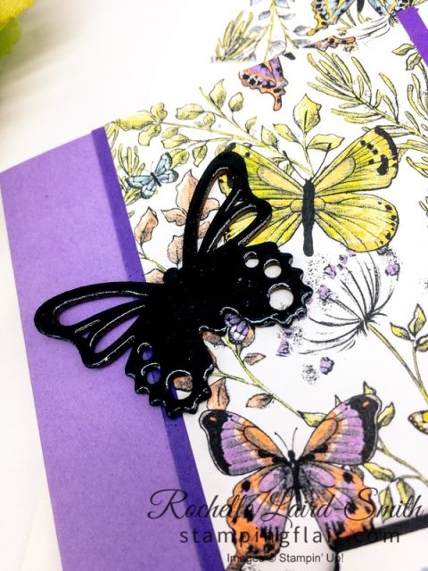 Altering a chipboard element with Black embossing powder