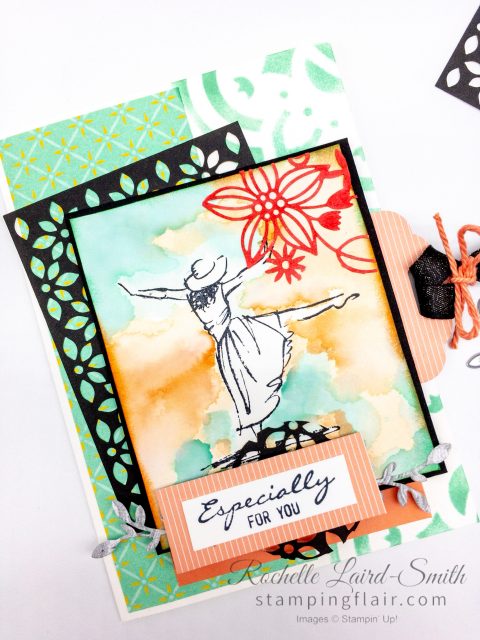 Step-it-Up Sunday Beautiful You Avid Crafter Watercolour wash Step it up Sunday Create a handmade card with Beautiful You stamp set by Stampin Up