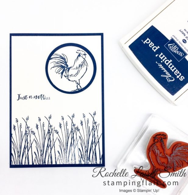 Beginner card with Home to Roost Saleabration stamp set