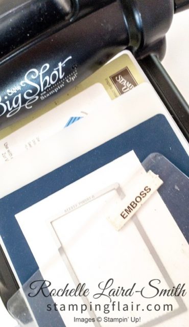 How to emboss on the Big Shot with your Dies