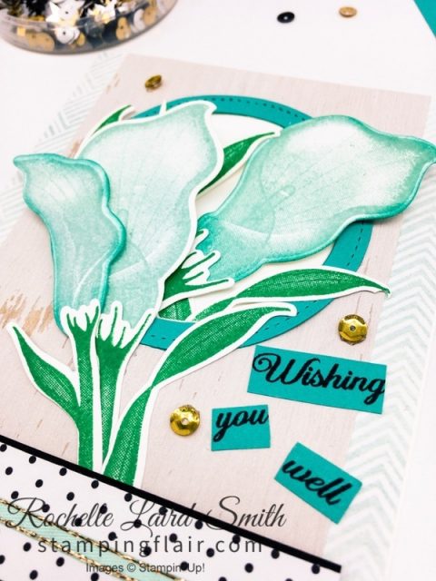 Get Well card with Stampin' Up! Painted Seasons Designer Series Paper
