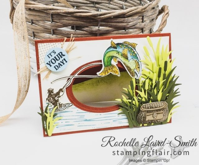 Best Catch, Step-it-Up Sunday, Masculine card for fisherman, Avid crafter