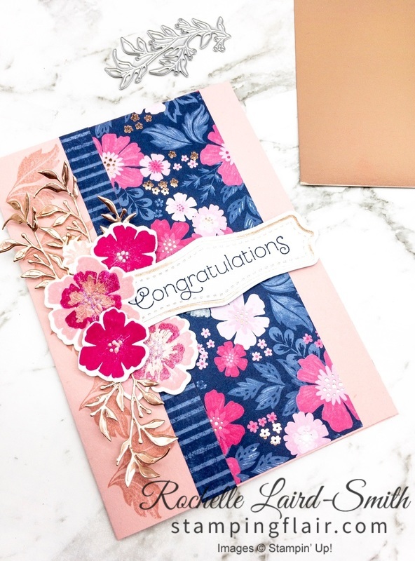 Tone on Tone stamping with Everything is Rosy cardmaking kit