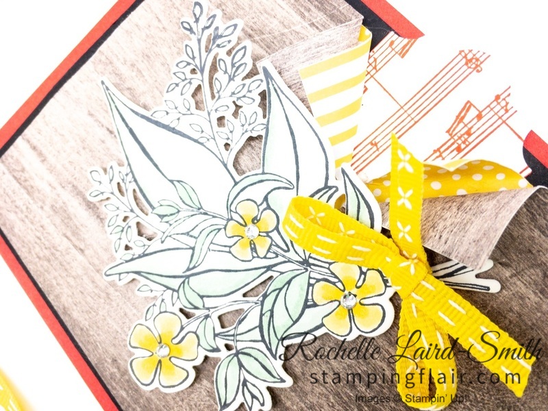 Wonderful Romance, Lovely Romance Stampin' Up!, Bouquet of flowers card