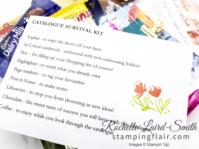 Catalogue Survival Kit, Catalogue launch Stamping Flair
