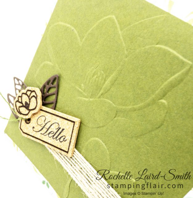 Stamp on cork with Stazon ink