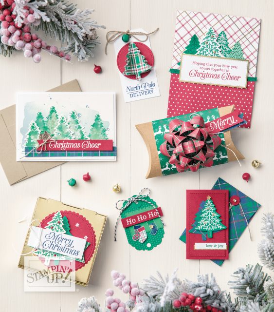Stampin' Up! Holiday Catalog 2019, Wrapped in Plaid Suite, Plaid Christmas