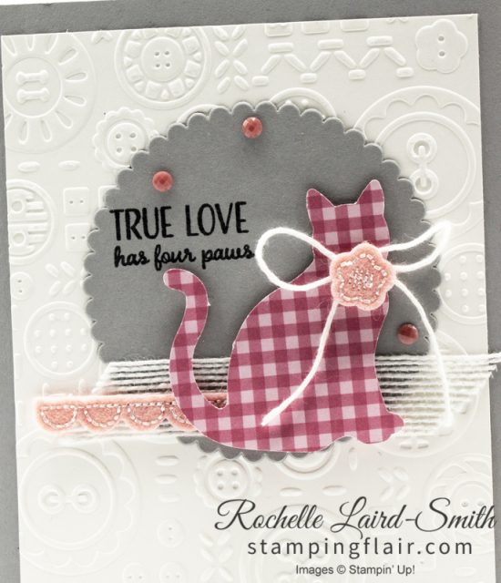 Follow Your Art Embellishment Kit used to decorate Nine Lives card
