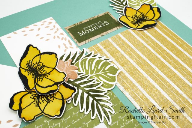Summer themed scrapbook page also suitable for honeymoon style photos