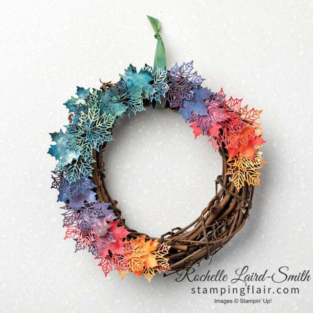 Home Decor wreath made out of DSP
