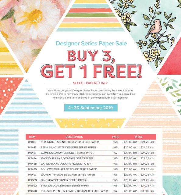 Buy 3 get 1 free paper sale