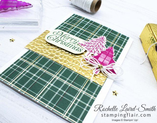 Stampin' Up! Perfectly Plaid card
