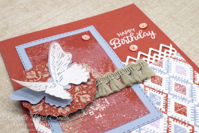 Woven Thread DSP, Vintage look card