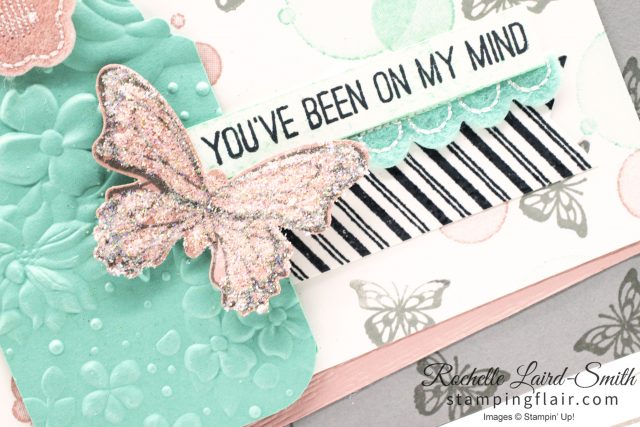 Country Floral Embossing Folder Gift Tag