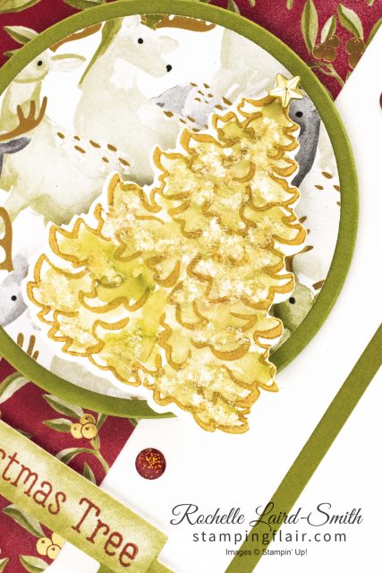 Delicata Golden Glitz ink Christmas Tree