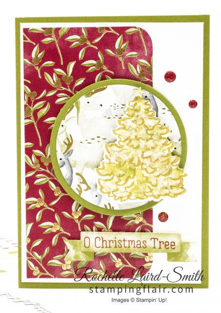 Most Wonderful Time Christmas Tree with Ice Glitter