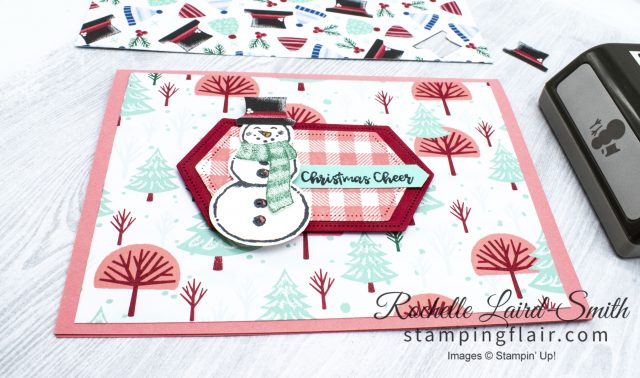 Let it Snow suite, Snowman handmade card