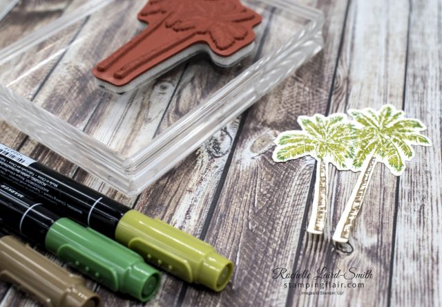 Stampin' Write Markers, Quick way to colour stamped images