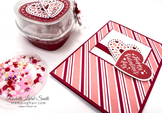 Valentine's Day card and gift box, Joy of Sets January 2020 Blog Hop