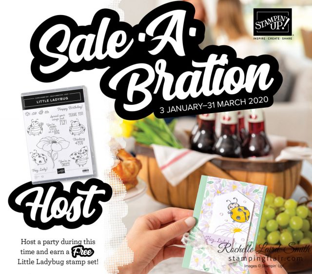 Host a Party Sale-A-Bration Special Ladybug stamp set