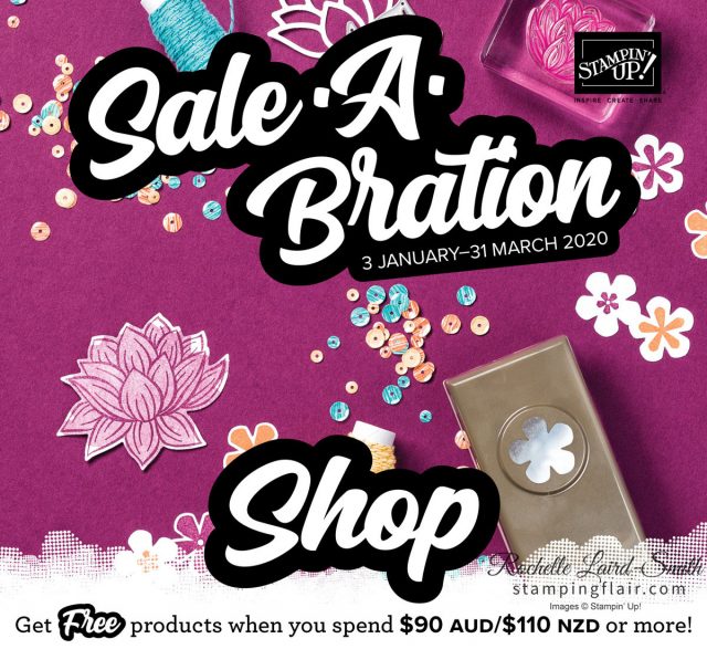 Stampin' Up! Sale-A-Bration shop with me