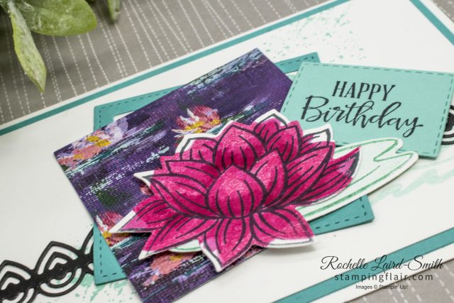 Add dimension to stamped lily with Stampin' Blends alcohol markers