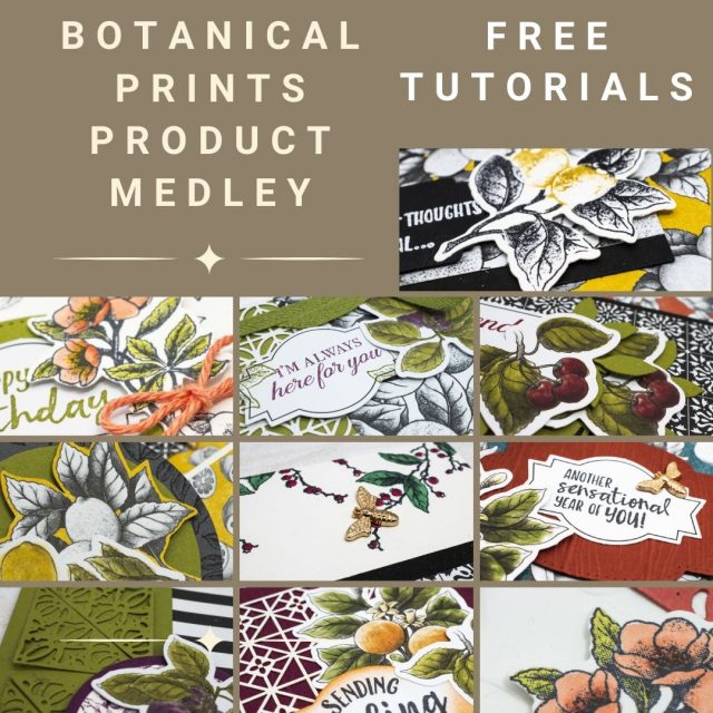 Botanical Prints Product Medley Free Tutorial Offer