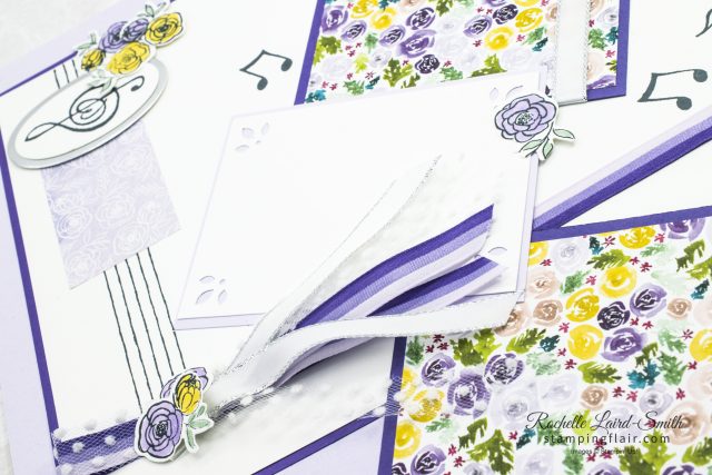 Scrapbook Layout using Music from the Heart stamp set
