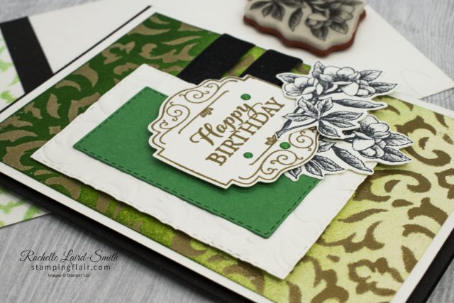 How to create an ombre effect with a brayer and Stampin' Up! ink