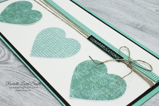 Trio of Hearts, Congratulations Card