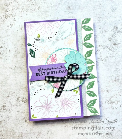 Create a Sweet Card with this Simple Border - Stamping Flair