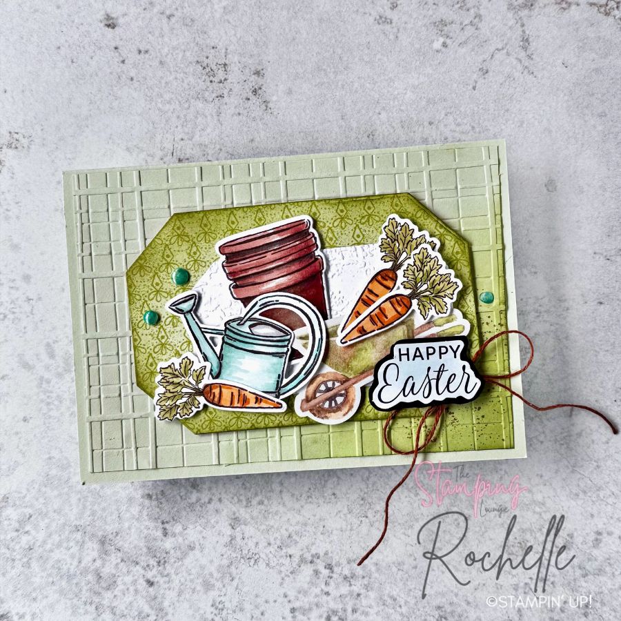 Storybook Garden Patch Easter Card - Stamping Flair